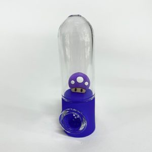 Pipa Silicona/Vidrio Hongo